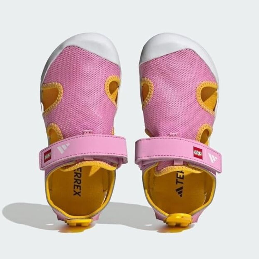 Adidas Terrex LEGO Captain Toey Girls Size 6 Sandals Outdoor Shoes Pink NEW - Picture 3 of 12